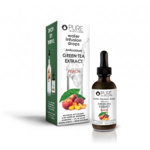 PEACH ANTIOXIDANT GREEN TEA SERVING SIZE: 1 ml (1 dropper full) SERVINGS PER BOTTLE: 60 